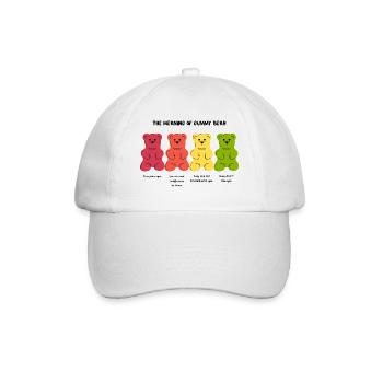 Gummy Bear - Baseball Cap - white/white - Front