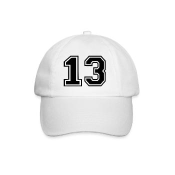 13 - Baseball Cap - white/white - Front