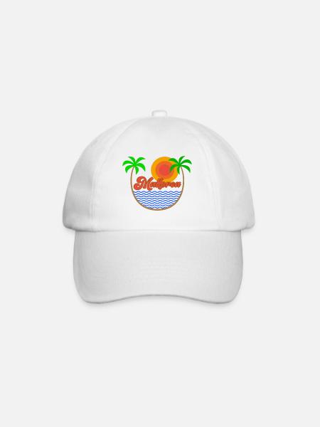 Majorca - Baseball Cap - white/white
