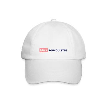 Miss ROUCOULETTE - Baseball Cap - white/white - Front