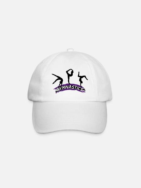 Gymnastique, gymnaste - Gymnastics - Casquette classique - blanc/blanc