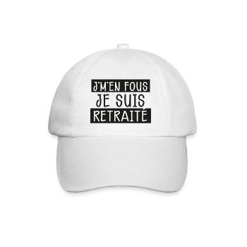 La Retraite Me Fais Du Bien - Casquette classique - blanc/blanc - Devant