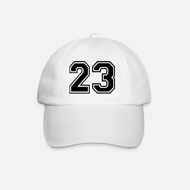 23 - Baseballkappe - Weiß/Weiß
