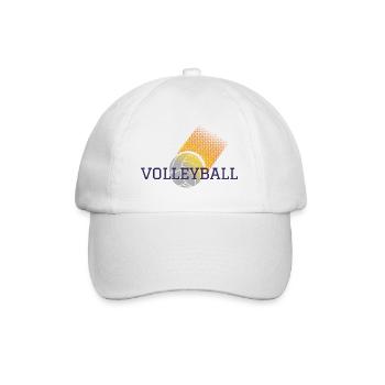 Volleyball - Baseballkappe - Weiß/Weiß - Vorne