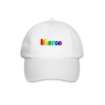 Marco - Baseballkappe - Weiß/Weiß - Vorne
