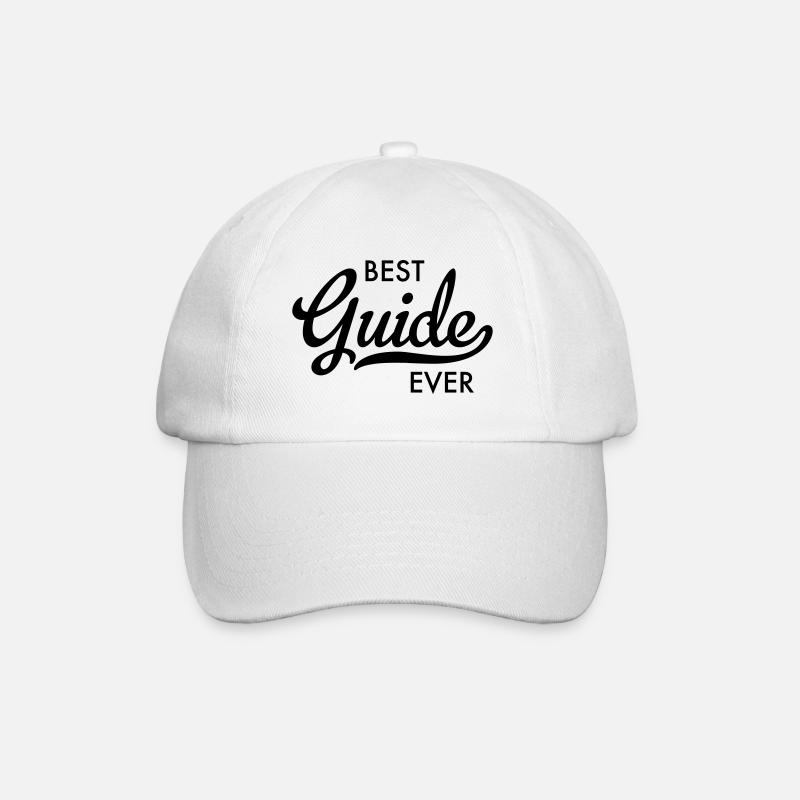 meilleur guide de tous les temps - Casquette classique - blanc/blanc