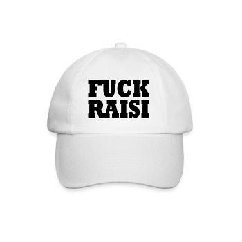 Fuck raisi - Baseball Cap - white/white - Front
