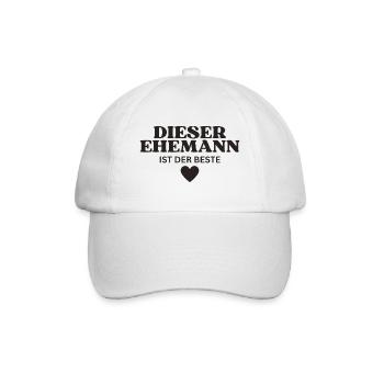 Dieser Ehemann ist der Beste - Baseballkappe - Weiß/Weiß - Vorne
