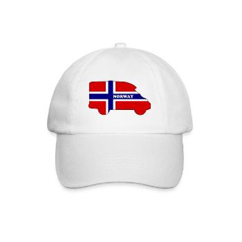 Norway Motorhome Semi-Integrated Contour - Baseball Cap - white/white - Front