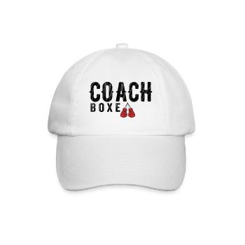 Boxing Coach Boxing Trainer | Boxing Coach Gift - Baseball Cap - white/white - Front