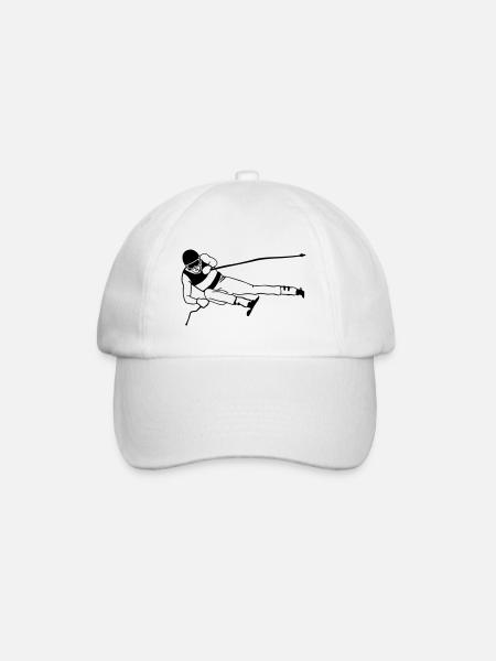 ski - alpine - apres - abfahrt - Baseballkasket - hvid/hvid
