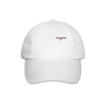 J'aime la salsa - Casquette classique - blanc/blanc - Devant