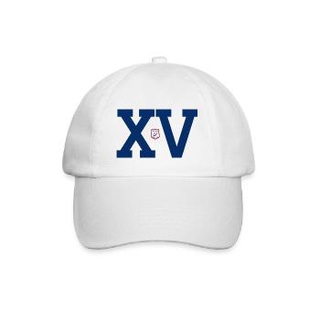XV - Ballon de rugby - Casquette classique - blanc/blanc - Devant