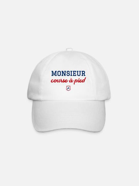 MONSIEUR course à pied - Casquette classique - blanc/blanc