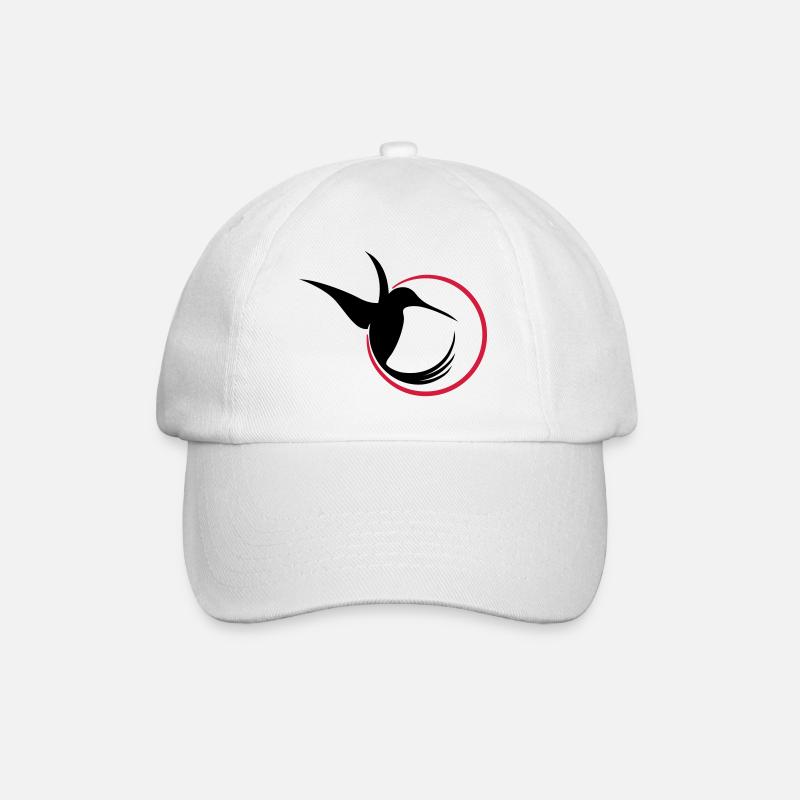 Kolibri - Baseballkappe - Weiß/Weiß