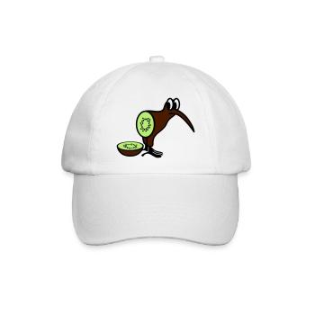 Kiwi - Baseballkappe - Weiß/Weiß - Vorne