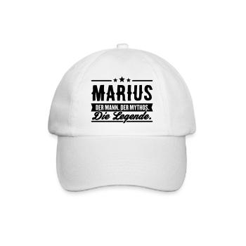 Man Myth Legend Marius - Casquette classique - blanc/blanc - Devant