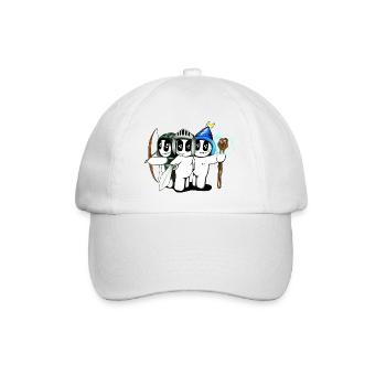 Medievalsnap - Baseball Cap - white/white - Front
