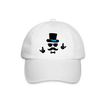 Hispter cool mariage EVG EVJF fête anniversaire - Casquette classique - blanc/blanc - Devant