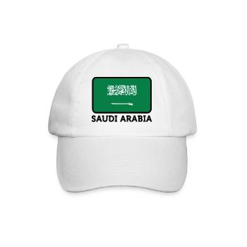 National Flag Of Saudi Arabia - Baseball Cap - white/white - Front