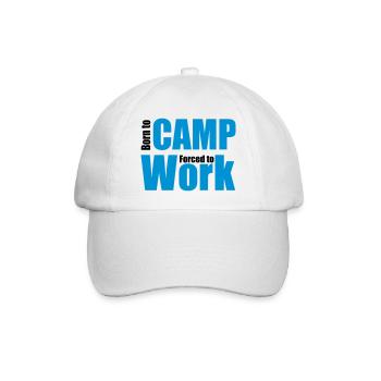 camping - Baseball Cap - white/white - Front