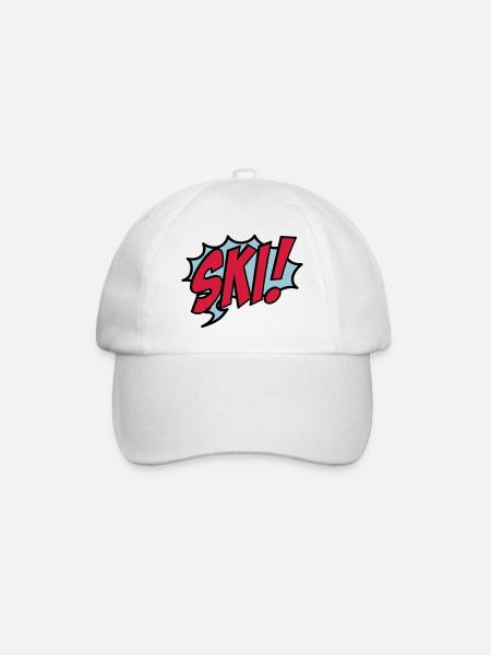 ski - Baseball Cap - white/white