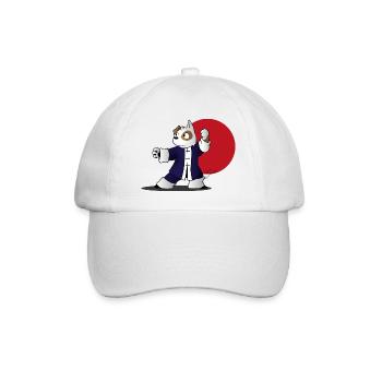 Kung Fu - Baseballkappe - Weiß/Weiß - Vorne