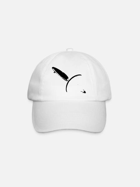 Paragliding Synchro Spiral - Baseball Cap - white/white