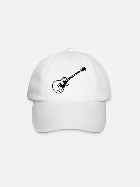 Les Paul Guitar - Casquette classique - blanc/blanc