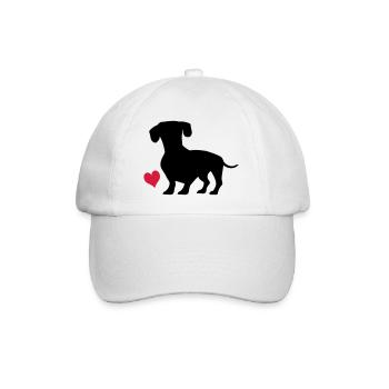Dackel - Casquette classique - blanc/blanc - Devant