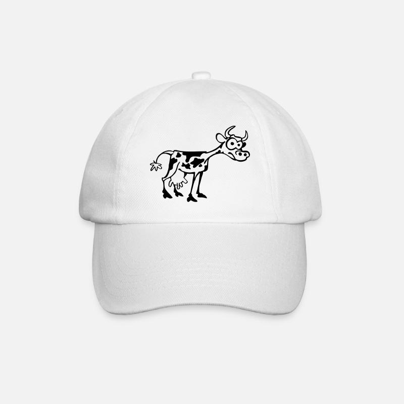Vache - Casquette classique - blanc/blanc