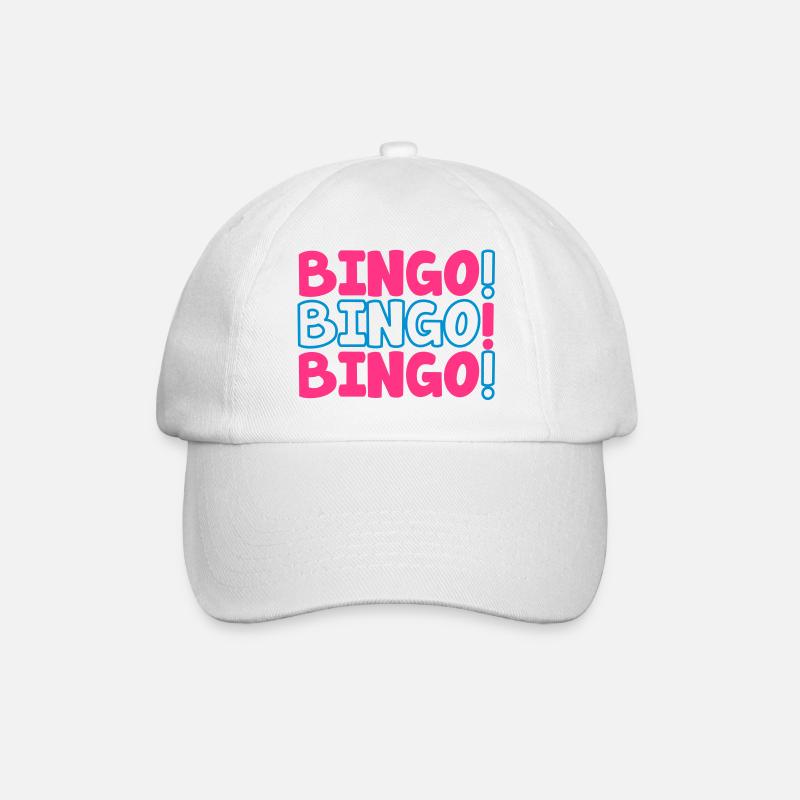 Bingo Bingo Bingo! - Baseballkappe - Weiß/Weiß