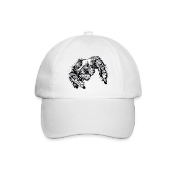Springspinne - Baseballkappe - Weiß/Weiß - Vorne
