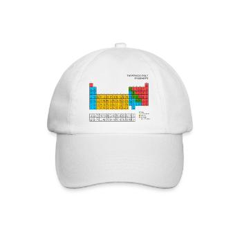 Tableau périodique des éléments - Casquette classique - blanc/blanc - Devant