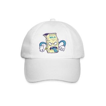 Milk Bad - Baseball Cap - white/white - Front