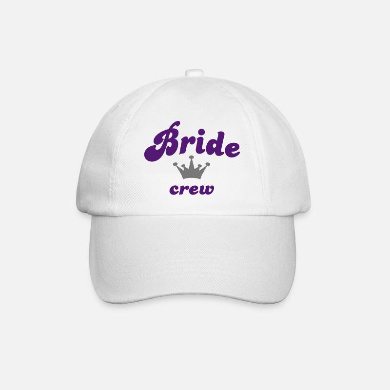 bride - Baseball Cap - white/white