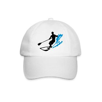 stand up paddling - Baseball Cap - white/white - Front