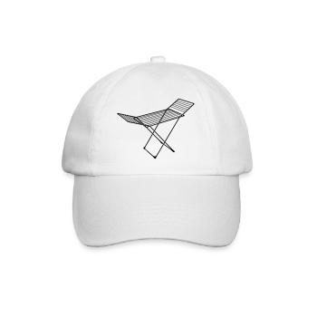 clotheshorse_s1 - Baseball Cap - white/white - Front