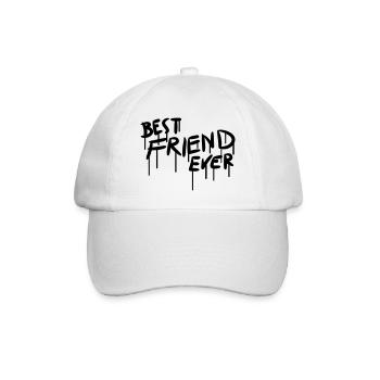 Meilleur ami jamais Graffiti - Casquette classique - blanc/blanc - Devant