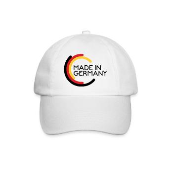 Made in Germany - Baseballkappe - Weiß/Weiß - Vorne
