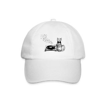Music Master - Baseballkappe - Weiß/Weiß - Vorne