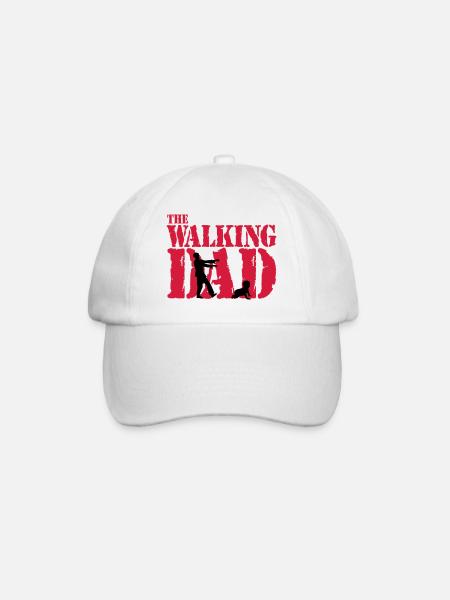 WALKING DAD - Baseballkappe - Weiß/Weiß