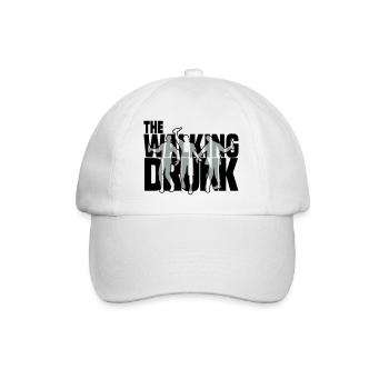 the walking drunk - Baseballkappe - Weiß/Weiß - Vorne