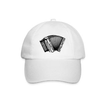 Styrian accordion - Baseball Cap - white/white - Front