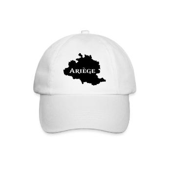 Ariège carte Ariégeoise - Casquette classique - blanc/blanc - Devant
