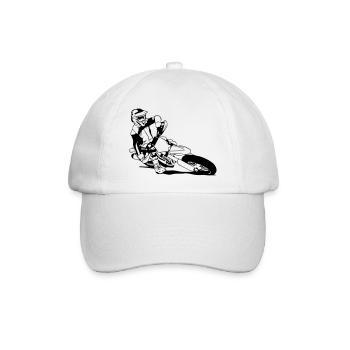 Supermoto Racing - Supermotard - Casquette classique - blanc/blanc - Devant