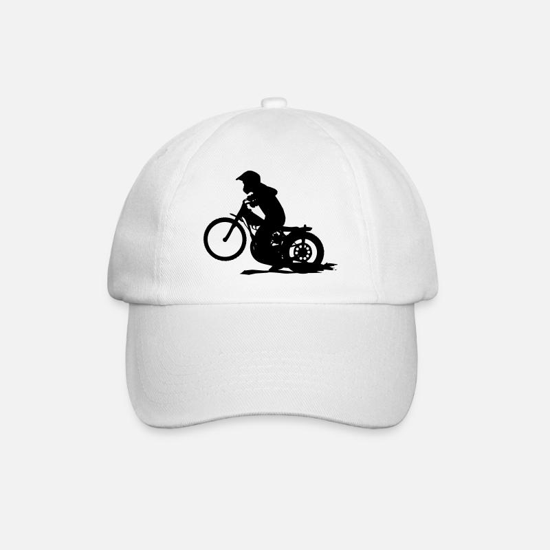 Speedway - Baseball Cap - white/white