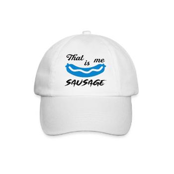 C'est moi la saucisse - Casquette classique - blanc/blanc - Devant