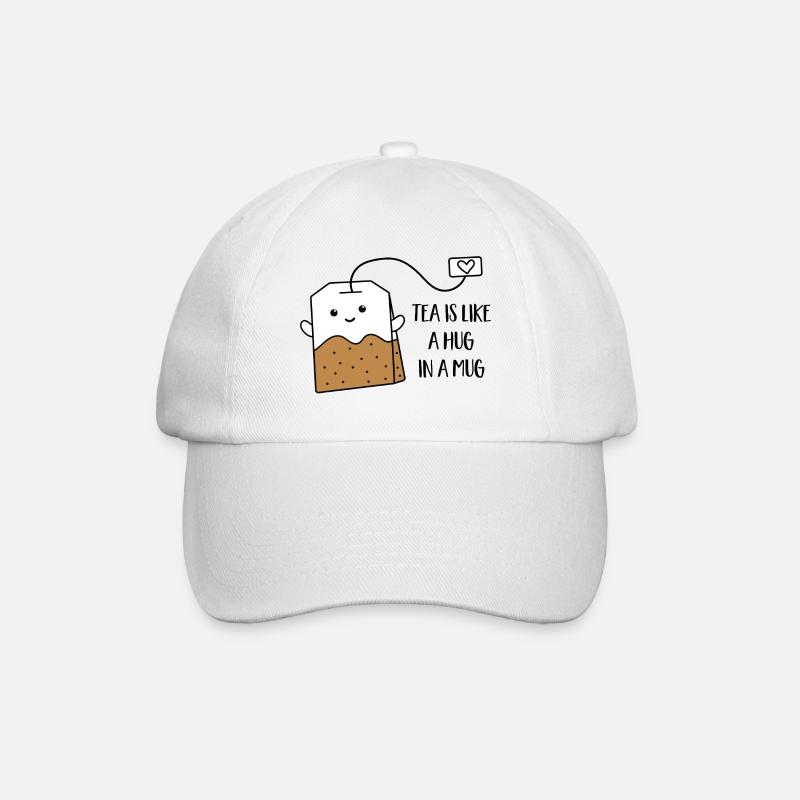 Tee - Baseballkappe - Weiß/Weiß