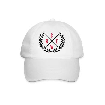 crew kranz - Baseballkappe - Weiß/Weiß - Vorne